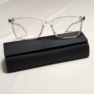 Male prada clear frame